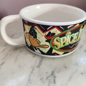 ✨3 for $15 sale ✨Vintage 2000 Looney Tunes “Spice It Up!” Soup Bowl– Bugs Bunny